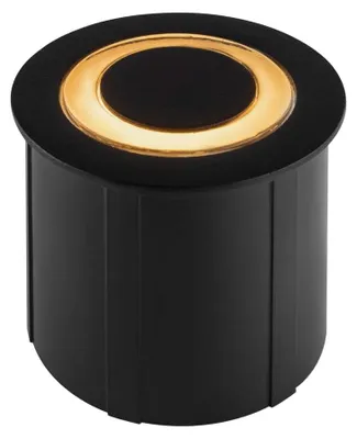 Zdjęcie produktu dla Lampa wpuszczana LED, IP65, czarna, aluminium, D 6,2 cm