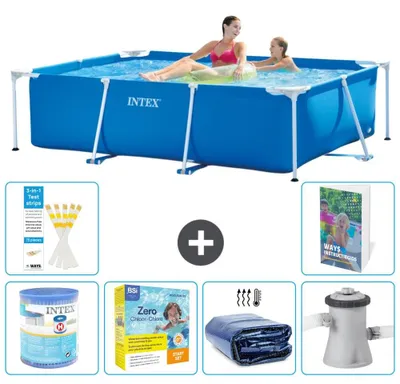 Produktbild von Rechteckiger Frame Pool - 220x150x60 cm - 7-teilig  S50