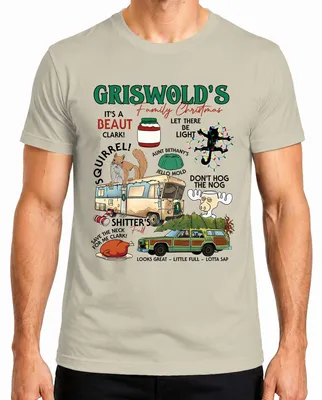 Obrázok produktu pre Griswolds Family Christmas Vianočné citáty - Christmas Xmas Pánske tričko, Nature, XXL