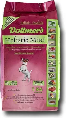 Produktbild von Vollmers Holistic Mini Hundefutter für Welpen & kleine Rassen 5kg