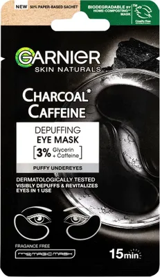 Obrázek produktu pro Oční maska s aktivním uhlím Skin Naturals (Depuffing Eye Mask) 5 g