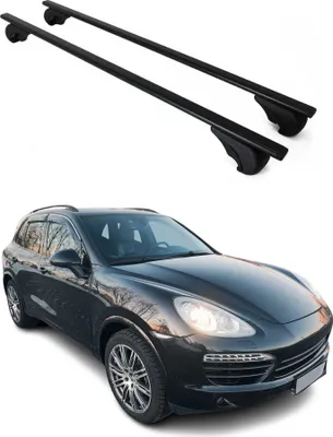 Obrázek produktu pro Příčníky střešních nosičů pro Porsche Cayenne 92A 2010-2017 Černá