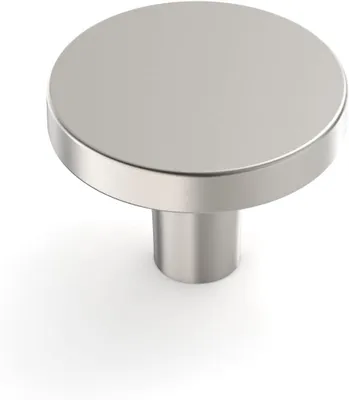 Produktbild von Möbelknöpfe 10 Stück, gebürstetes Nickel, für Schrank, Schublade, Kommode, UK0065