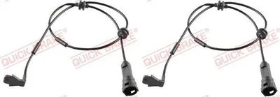 Produktbild von 2x QUICK BRAKE WS 0157 A Warnkontakt Bremsbelagverschleiß 750mm Vorne für OPEL Omega B Limousine (V94) Omega B Caravan (V94) für VAUXHALL