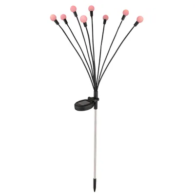 Produktbild von LED Solarleuchte, Edelstahl schwarz, RGB Farbwechsel, H 70cm