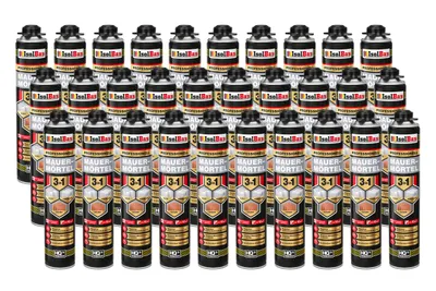Produktbild von Isolbau Mauermörtel Pistolenschaum Montageschaum Klebeschaum 3in1 PolyurethanMörtel 30 x 750ml