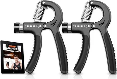 Productafbeelding van Famanu Onderarmschijfset, 5-60 kg, verstelbare handtrainer met e-book