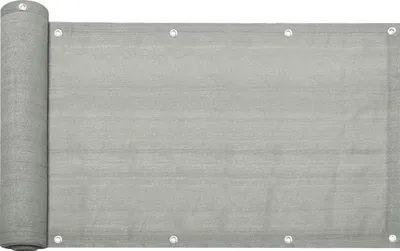 Produktbild von SWANEW Balkonsichtschutz Bespannung Terrasse Sonnen WindSchutz Grau Balkonbespannung Schutzzaun Zaunblende 75x600cm