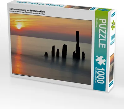Produktbild von Calvendo Sonnenuntergang an der Ostseeküste 1000 Teile Puzzle quer 640x480mm, Ködder Rico; 7283001