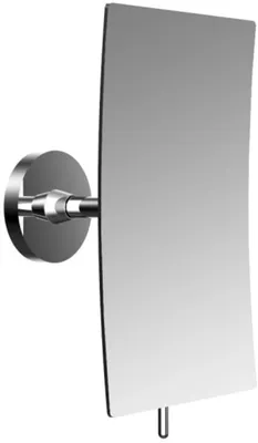 Produktbild von emco round Wandspiegel, einarmig, dreifach, eckig, 132x208mm, 109400137