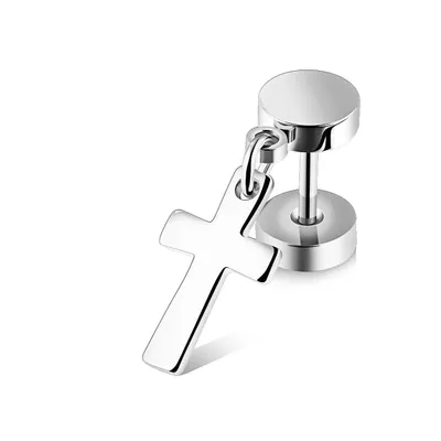 Produktbild von Mono-Ohrring   Anhänger GioiaPura Silber   Kollektion Cross - mann