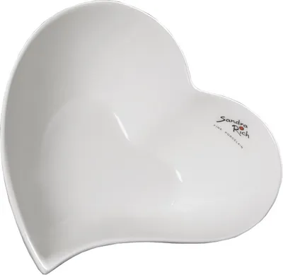 Immagine prodotto di Sandra Rich Ciotola decorativa "Cuore" 1590-12-40 porcellana bianca12x6cm
