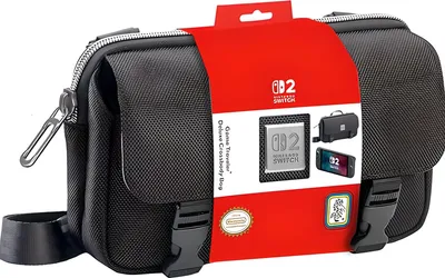 Obrázek produktu pro NACON MC17, Obal s popruhem přes rameno, Nintendo, Černá, Nintendo Switch, Nintendo Switch 2, Nintendo Switch Lite, Nintendo Switch OLED, Prachuodolný, Odolné proti poškrábání, 235 mm