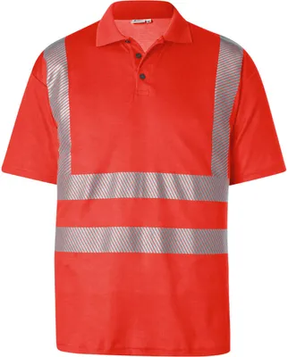Produktbild von Kübler Reflectiq Polo PSA 2 warnrot Gr. M
