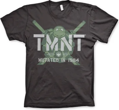 Produktbild von TMNT Mutated in 1984 T-Shirt - XX-Large - Dark-Grey