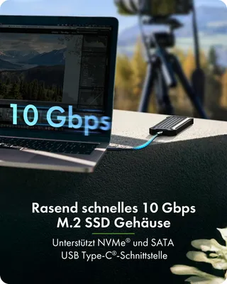 Image de Geh. IcyBox für NVMe M.2/SATA SSD 10Gbps USB3.2 GEN2 Type-C