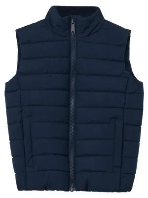 Produktbild von s.Oliver Junior Outdoor-Weste – leicht wattiert, Stehkragen, Regular Fit