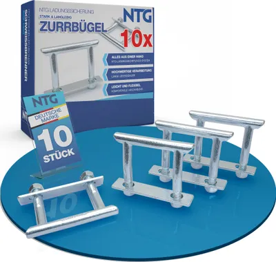 Produktbild von Zurrbügel U-Bügel 2500 daN 10 Stück Ladungssicherung Zurröse Zurrmulde ( 2,5t )