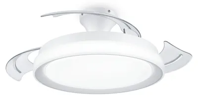Produktbild von Philips Bliss Deckenventilator mit Beleuchtung, 35+28W, Weiß, Metall, Kunststoff, IP20, I, Schlafzimmer, Esszimmer, Küche, Wohnzimmer, Büro, 220-240 V