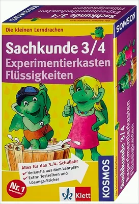 Produktbild von KOSMOS 604219 - Die kleinen Lerndrachen Sachkunde Flssigkeiten
