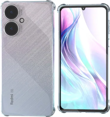Obrázek produktu pro Průhledné ochranné pouzdro pro Xiaomi Redmi 13C 5G - Ochrana s dodatečným okrajem
