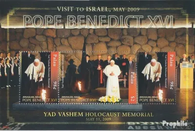 Produktbild von Briefmarken Palau-Inseln 2009 Mi 2841-2842 Kleinbogen (kompl.Ausg.) postfrisch Papst Benedikt
