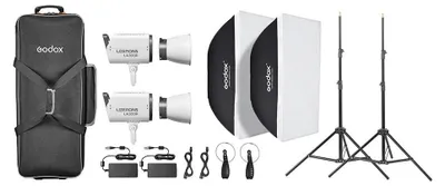 Immagine prodotto di Godox Litemons LA300R RGB LED Video Light 2 light kit