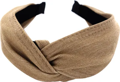 Produktbild von axy Haarreif Damen Haarreifen mit Ziernähten und Twist-Knoten Jeansoptik Haarschmuck HR34b-Stil A