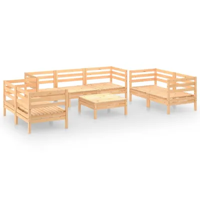 Immagine prodotto di Set Divani da Giardino 8 pz in Legno Massello di Pino
