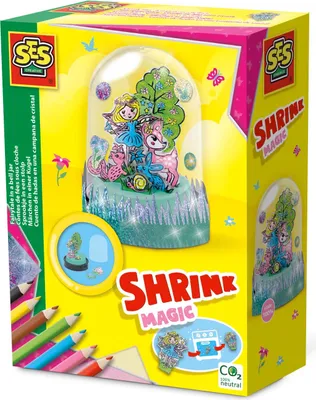 Obrázok produktu pre SES Creative Shrink film - Fairytale in a bell jar, Detská remeselná súprava, 5 rok / roky, Viacfarebný