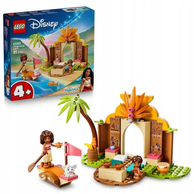 Zdjęcie produktu dla LEGO Disney Princess Wiejska chatka i łódź, Zestaw do budowania, 4 lat(a), Plastik, 85 szt., 231 g