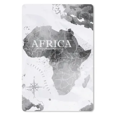 Produktbild von MuchoWow® Mauspad Mousepad Weltkarte - Afrika - Farbe 18x27 cm - Mousepads - Maus Mat - Pad - Mausunterlage