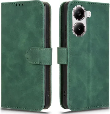 Produktbild von Xiaomi Poco X7 Pro Hülle - Coverup Klapphülle - Grün