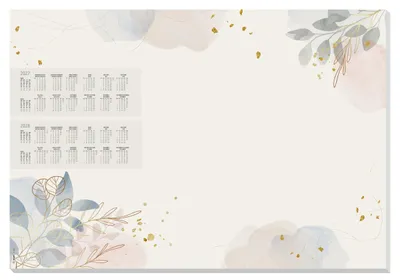 Produktbild von SIGEL Papier-Schreibtischunterlage DIN A2 Kalender 2027-2028 30 Blatt