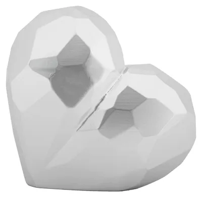 Immagine prodotto di Mauro Ferretti Vaso Heart Silver, 19x9x18 cm