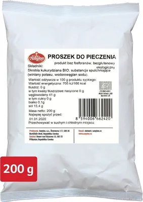 Obrázok produktu pre BEZLEPKOVÝ PRÁŠOK DO PEČIVA 200 g - AMYLON