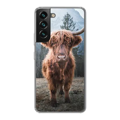 Produktbild von MuchoWow® Handyhülle Schutzhülle Hülle für Samsung Galaxy S22 Plus Schottischer Hochländer - Kuh - Tiere - Berg - Natur Silikon Softcase Handy Hülle - Schutzabdeckung