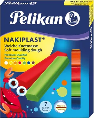 Produktbild von Wachsknete Nakiplast 125g VE=5x7 Farben