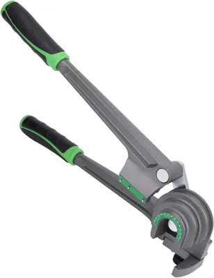 Productafbeelding van Pijpenbuiger 3-in-1 - Buiggereedschap Koper - HVAC Onderhoud - 180 Graden Buiging - 1/4 3/8 1/2 inch - Zilver