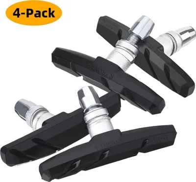 Produktbild von 4 Stück Fahrrad Bremsbeläge V-Brake Bremsschuhe Bremsklötze Fahrrad Bremse MTB Schwarz