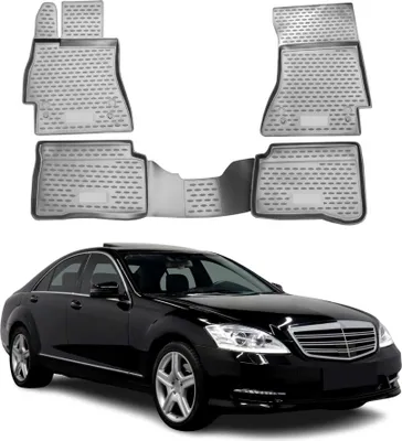 Produktbild von OMAC Fußmatte Gummi TPE passend für MERCEDES-BENZ S-Klasse Limousine (W221)