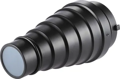 Produktbild von Metallische konische Snoot mit Honeycomb Grid 5pcs Farbfilter Kit fuer Bowens Mount Strobe Monolight Fotografie Studioblitz