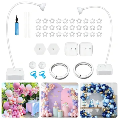 Image de Kit d'arche de ballons réutilisable pour les fêtes