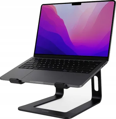 Obrázek produktu pro Sc Hliníkový stojan na notebook černý