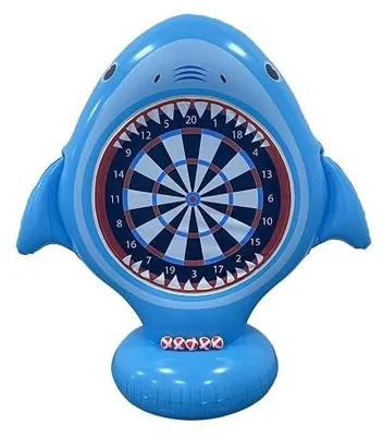 Imagen del producto de Silecomplaza: Tablero de lanzamiento para juegos de agua, ideal para el jardín, con cuerpo de PVC, color azul