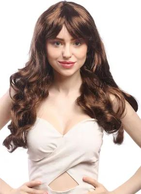 Produktbild von WIG ME UP Perücke Braun Wellig Glamourös 91164-ZA30A-ZA2