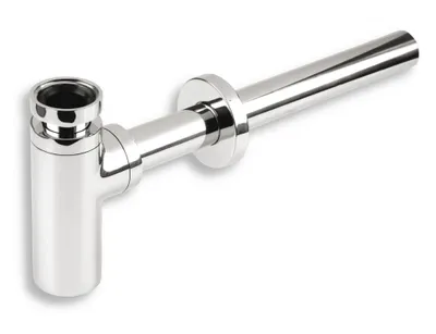 Produktbild von Novaservis Ganzmetall-Waschbecken-Siphon, rund, verchromt