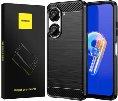 Zdjęcie produktu dla Etui ochronne SPACECASE Carbon do Asus Zenfone 9 / 10 czarny