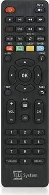 Image de TELE System 58035004 télécommande IR Wireless Tuner TV Appuyez sur les boutons