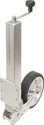 Produktbild von Automatik-Stützrad 60mm Vierkant, 6 Loch, 500kg Stützlast